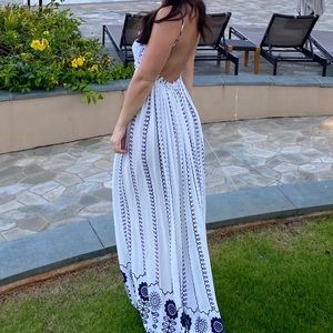 Summer - Low back maxi dress fits XS-M